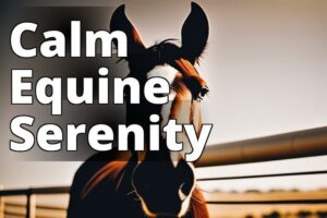 Unlock The Potential Of Cbd Oil: A Game-Changer For Reducing Horse Anxiety