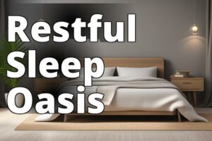 Discover The Powerful Benefits Of Cbd Oil For Restful Sleep: A Complete Guide