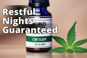 Unveiling The Benefits Of Cbd Oil For Improved Sleep Patterns: Sleep Better Tonight
